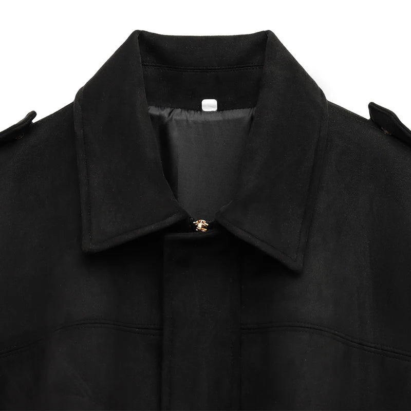 Suede Bomber Jacket