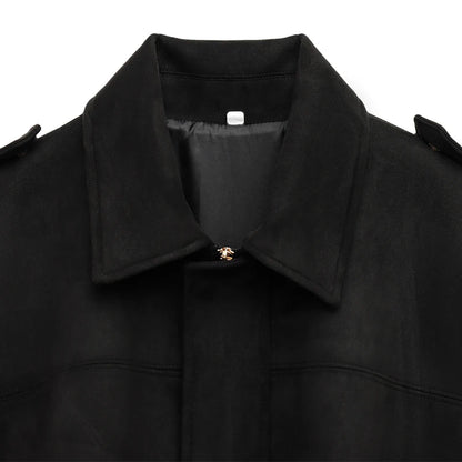 Suede Bomber Jacket