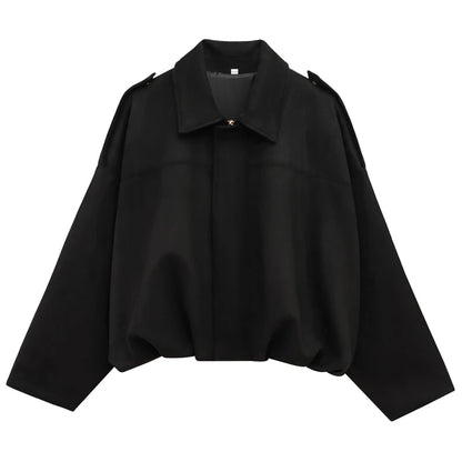 Suede Bomber Jacket